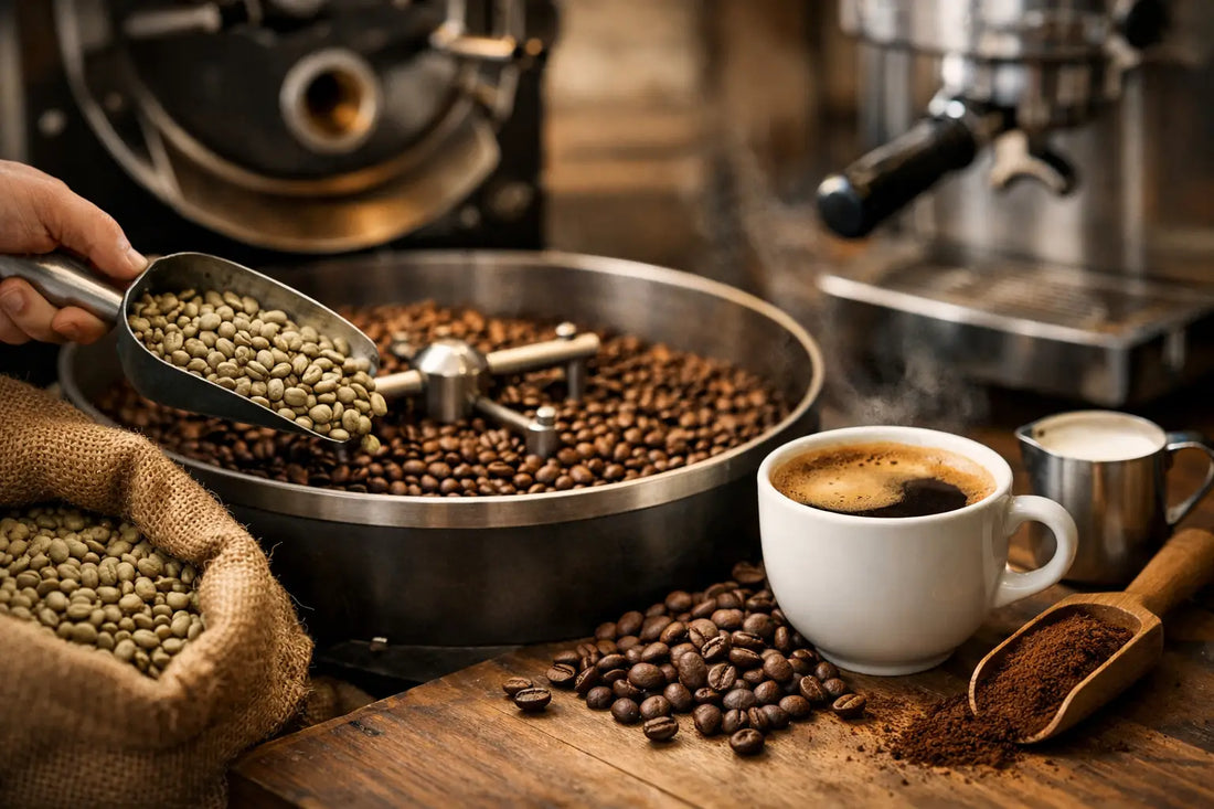 Artisan Coffee Roasting Process, From Bean to Cup